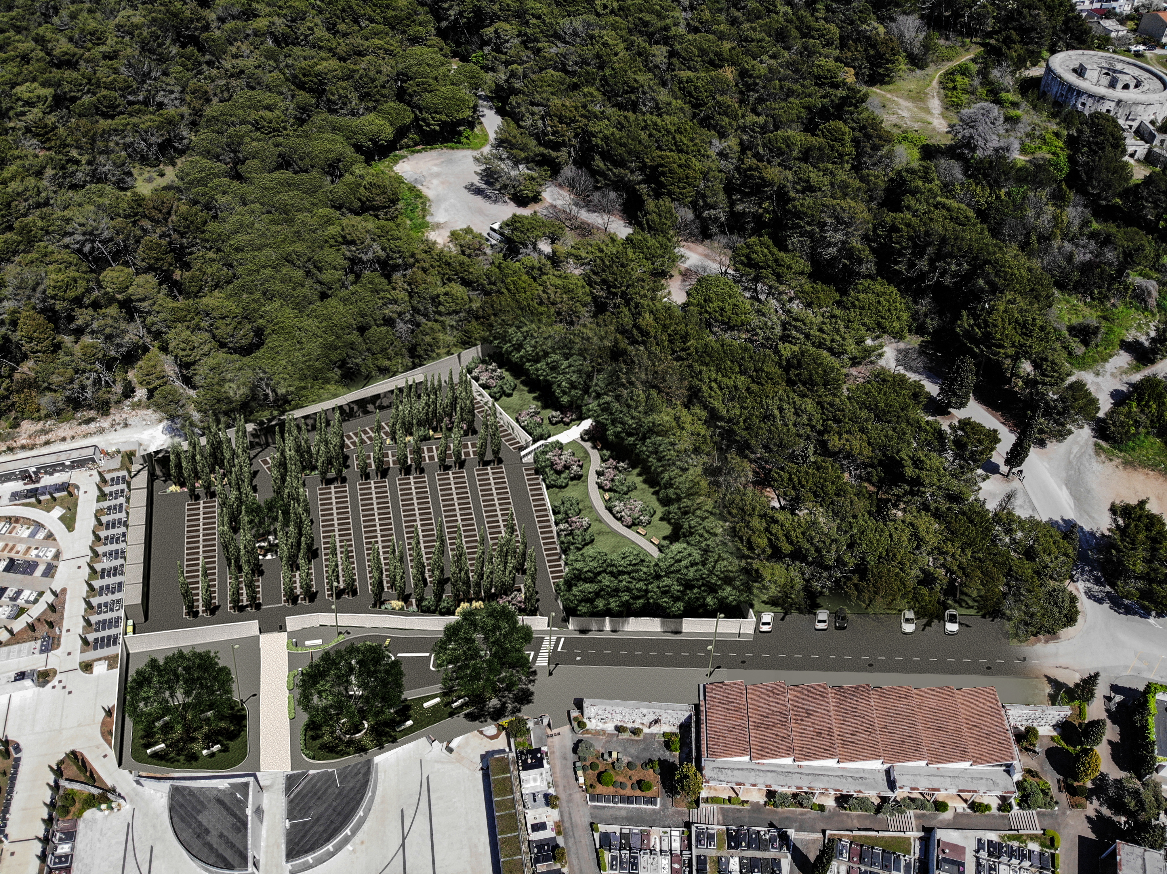 Ampliamento del cimitero cittadino di Pola